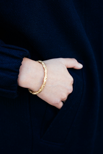 Bracelet Froissé doré