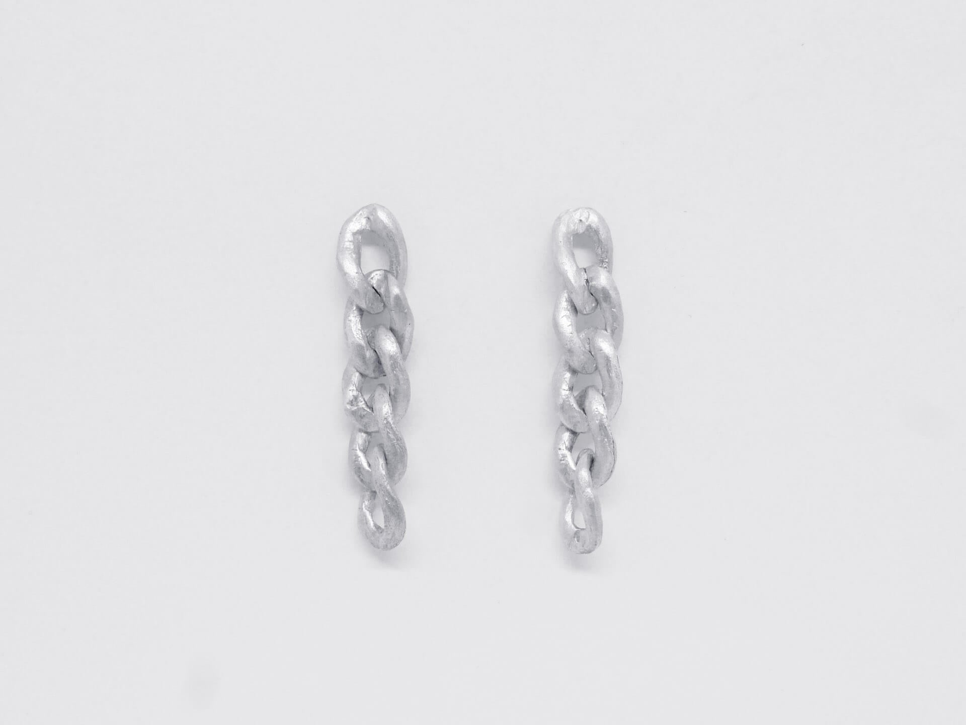 Boucles d'oreille Maillons en argent