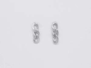 Petites boucles d'oreille Maillons en argent