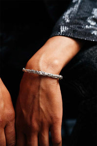 Bracelet Froissé en argent