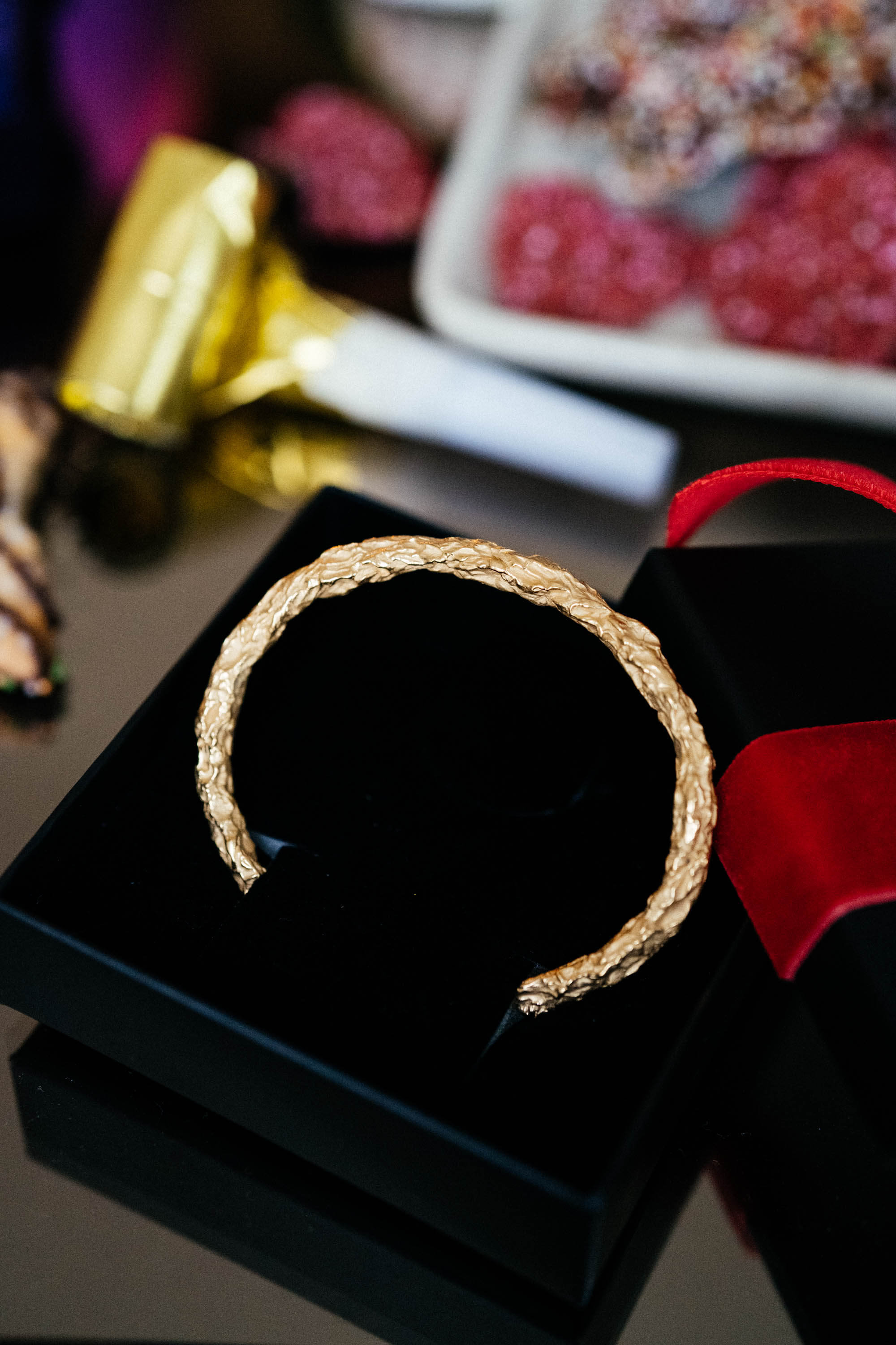 Bracelet Froissé doré