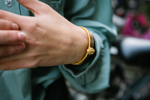 Bracelet Pépite doré à l'or fin
